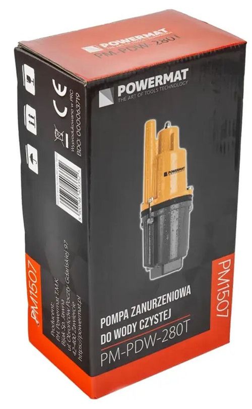 купить Насос Powermat PM-PDW-280T Насос мембранный 280W 1080l/h 7m в Кишинёве 