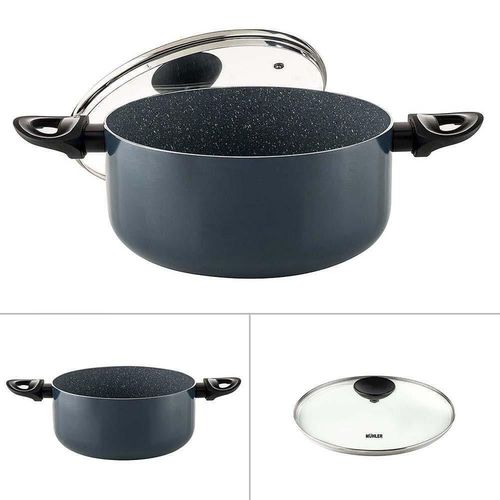 купить Кастрюля Muhler Nia MR-2444 24x11cm, 4.5L в Кишинёве 