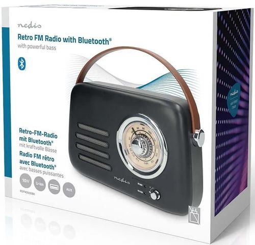 купить Радиоприемник Nedis RDFM2600BK в Кишинёве 