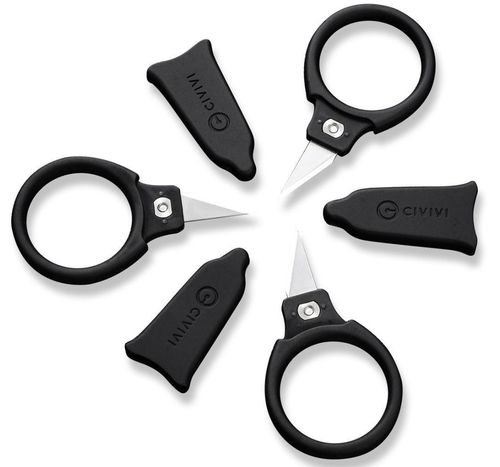 купить Нож походный Civivi C22022A-2 Quick Snip, mâner ABS, mini, 3buc. в Кишинёве 