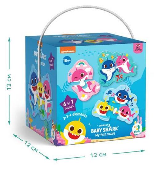 купить Головоломка Dodo 200587 Puzzle pentru cei mici, seria Baby Shark, 18el в Кишинёве 