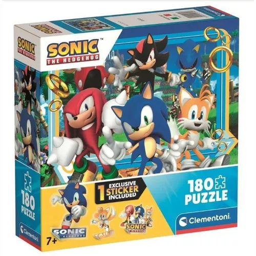 купить Пазл Clementoni Puzzle 180 Sonic 4 2025 (29799) в Кишинёве 
