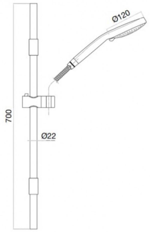 купить Набор для душа Fiore 30N398N5 в Кишинёве 