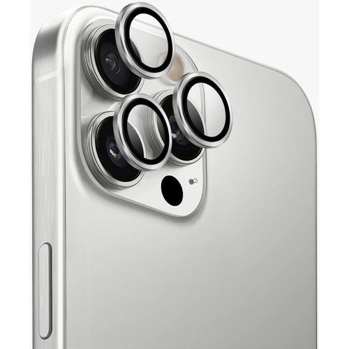 купить Стекло защитное для смартфона UNIQ Optix Aluminium Camera Lens Protector for iPhone 16 Pro/16 Pro Max, Black в Кишинёве 