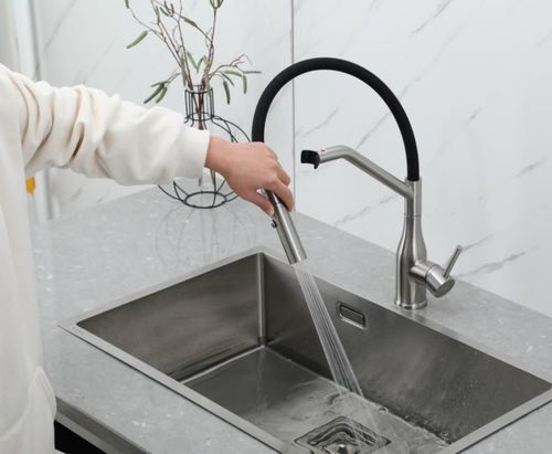 купить Смеситель кухонный Gappo G4098-15 Satin (chiuveta plus) в Кишинёве 