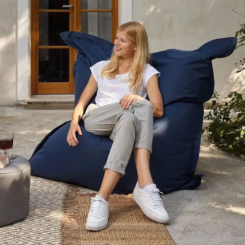 купить Кресло-мешок BeanBag BM6188, Подушка, XXL, из Оксфорда 600D, тёмно-синий в Кишинёве 