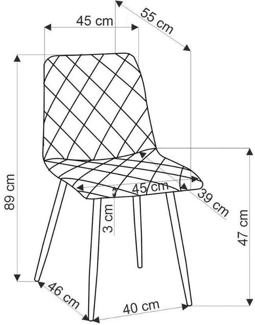 cumpără Scaun Jumi K525 (gri) în Chișinău 