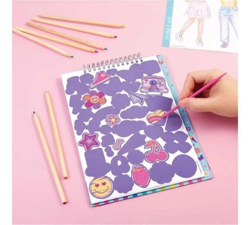 cumpără Set de creație Make it Real 3211M Fashion Design Scratch Art: Groovy Vibes în Chișinău 