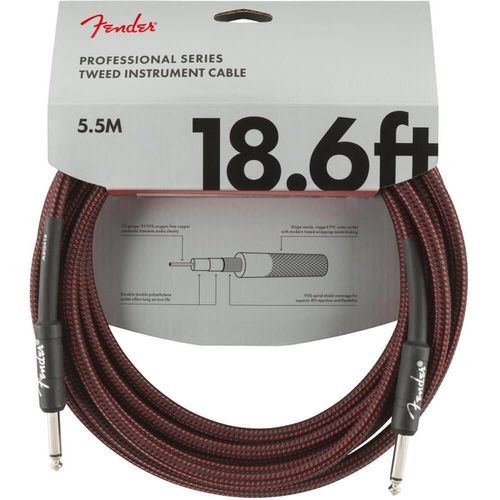 cumpără Cablu pentru AV Fender Prof. Cable RED TWEED 18,6m în Chișinău 