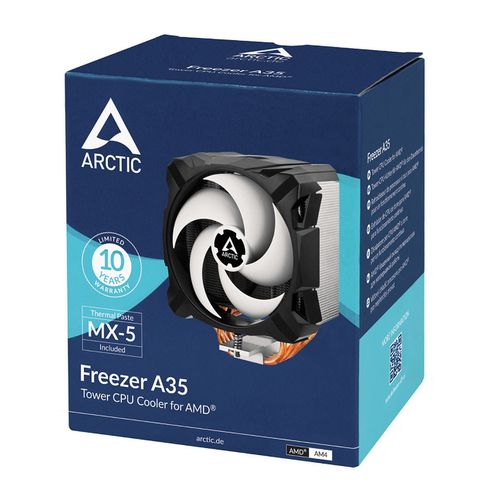 купить Cooler Arctic Freezer A35 CO, Socket AMD AM4, FAN 113mm, 200-1800rpm PWM, Noise Level 0.3 Sone, Double Ball Bearing, ACFRE00113A в Кишинёве 