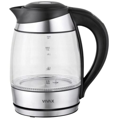 купить Чайник электрический Vivax WH-180TC (Black/Inox) в Кишинёве 