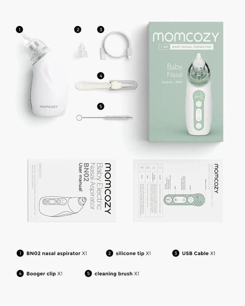 купить Аспиратор назальный Momcozy BN002-GW00BA-A Aspirator nazal electric Long Battery Life в Кишинёве 