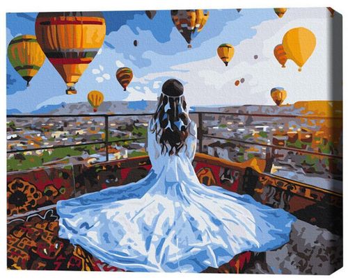 купить Картина по номерам BrushMe BS37984FC 40x50 сm (fără cutie) Visător în Cappadocia в Кишинёве 