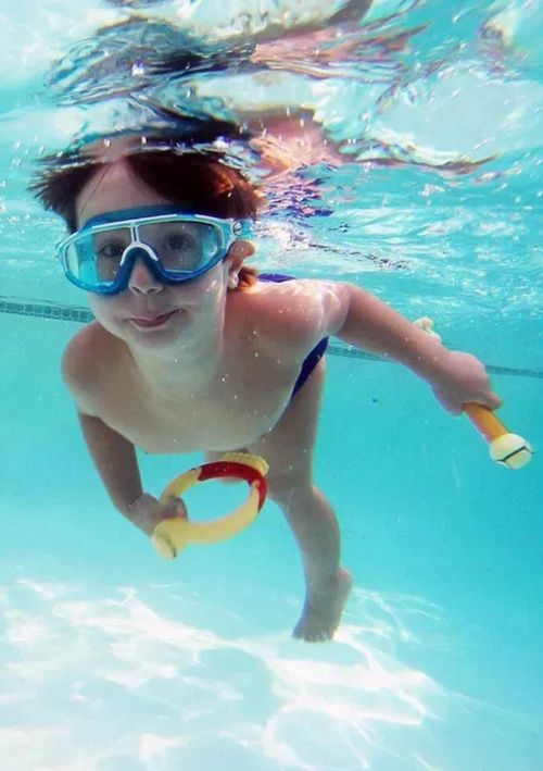 cumpără Accesoriu pentru înot Cressi-Sub Ochelari inot BALOO KID GOGGLES LIGHT blue/lime (DE203222) în Chișinău 