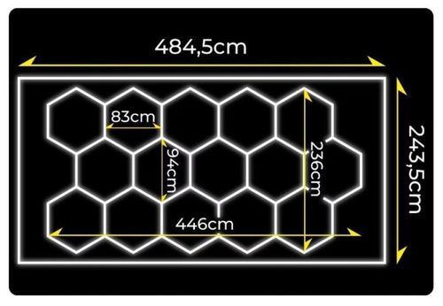 купить Освещение для помещений Lumion Sistem de iluminat modular LO-5 (484.5x243.5cm) Alb в Кишинёве 