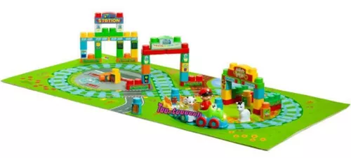 cumpără Set de construcție Molto 22490 TRAIN + PLAYMAT în Chișinău 