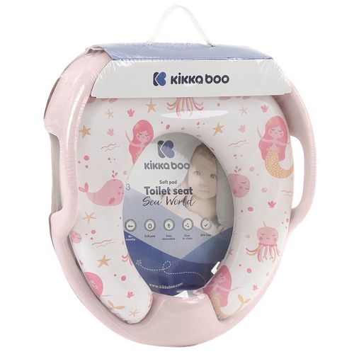 Reductor moale pentru toaleta KikkaBoo Sea World Pink 