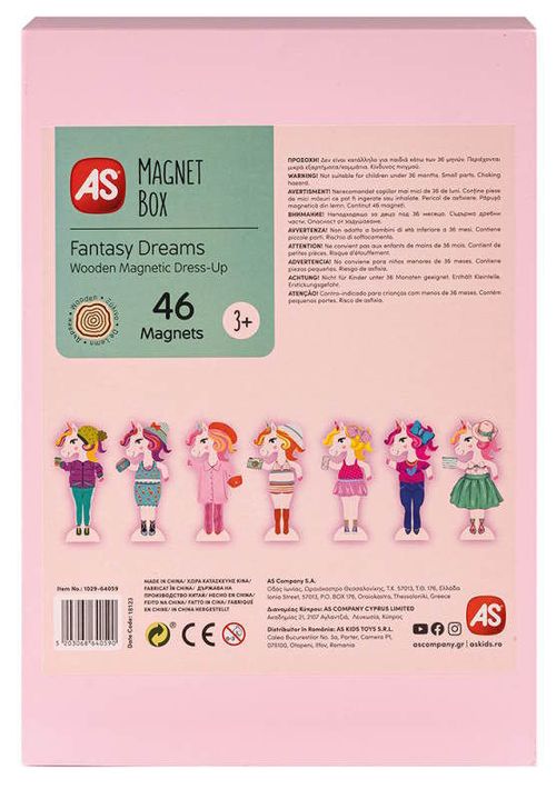 cumpără Set de creație As Kids 1029-64059 Magnet Box Fantasy Dreams în Chișinău 