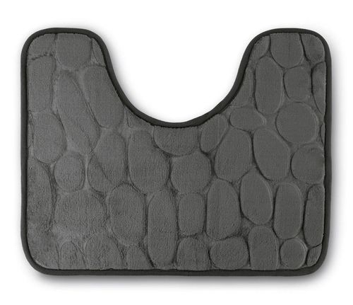 купить Коврик для ванной Tadar Set Dark Grey 2pcs 60x40cm/50x40cm в Кишинёве 