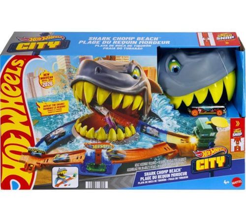 cumpără Mașină Hot Wheels JHL96 Atacul rechinului pe plajă în Chișinău 