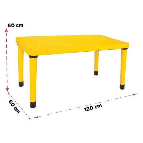 cumpără Set de mobilier pentru copii Pilsan 03491Yellow Masă Pilsan Happy Table, galben în Chișinău 