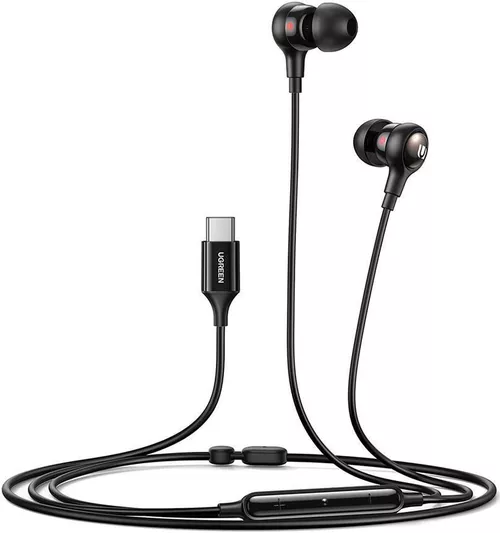 cumpără Căști cu fir Ugreen 30638 Wired Earphones Type-C In-Ear, EP103, Black în Chișinău 