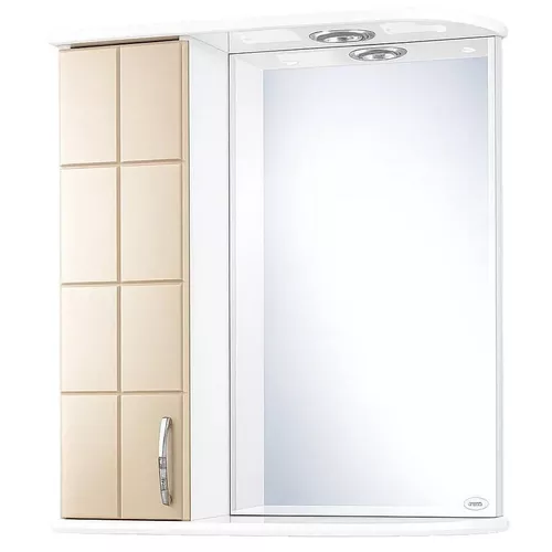 cumpără Oglindă baie Mashtab 6805 Domino 600x200x720 Alb-Bej în Chișinău 
