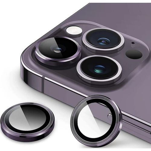 cumpără Sticlă de protecție pentru smartphone UNIQ Lens Protection Camera for iPhone 14 Pro/14 Pro Max, Purple în Chișinău 