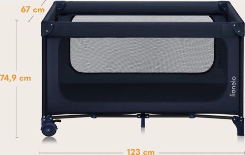 cumpără Țarc Lionelo Jasmin Easy Fold Blue Navy în Chișinău 
