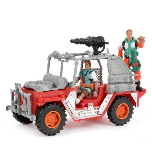 купить Игрушка Toi-Toys 37503B Lumea dinozaurilor, Dinozaur cu jeep в Кишинёве 