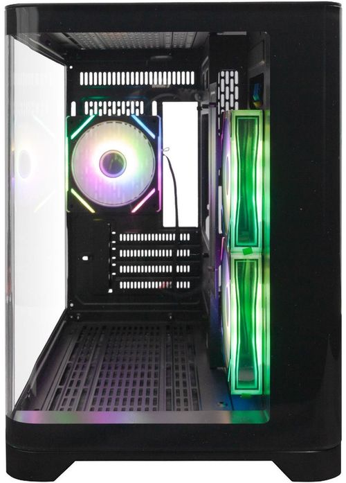 cumpără Carcasă PC 1stplayer UV5 BLACK, mATX w/o PSU (UV5-BK-2FC7R-1FC7) în Chișinău 