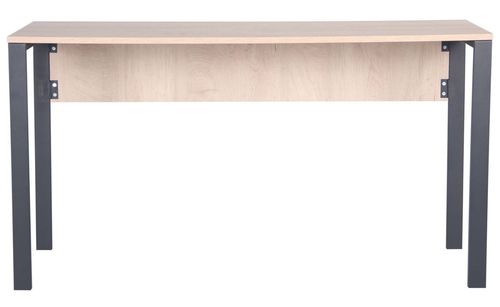 купить Офисный стол AMF 024330 Pluto 120x60x75cm, Дуб Эндгрейн/Черный графит в Кишинёве 