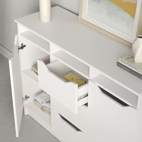 купить Комод MebelStar 1200 LILU 121x40x89 White (MBS-1299) в Кишинёве 