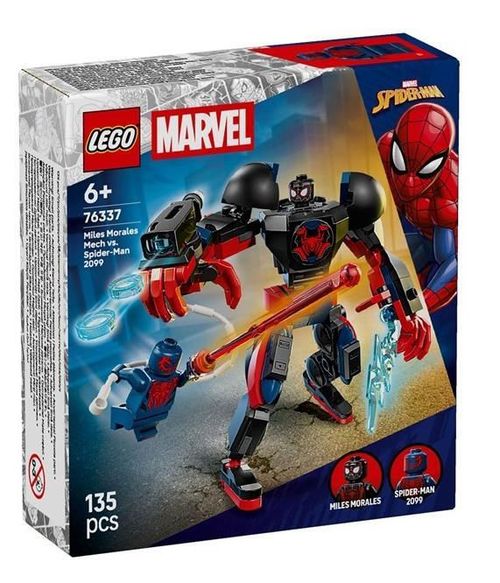 купить Конструктор Lego 76337 Miles Morales Mech vs Spider-Man 2099 в Кишинёве 