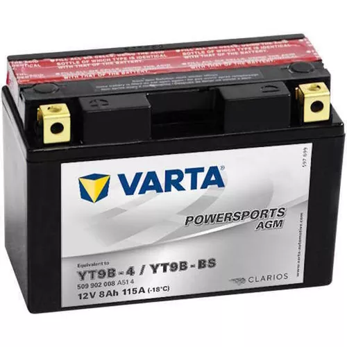 купить Автомобильный аккумулятор Varta 12V 8AH 120A(EN) клемы 1 (149x70x105) YT9B-BS AGM (508902012I314) в Кишинёве 