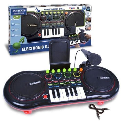 купить Музыкальная игрушка Bontempi 181000 DJ пульт с микрофоном в Кишинёве 