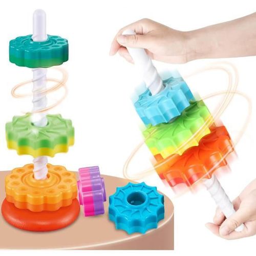 купить Игрушка Essa 8703-1 Piramida Curcubeu cu 5 inele в Кишинёве 