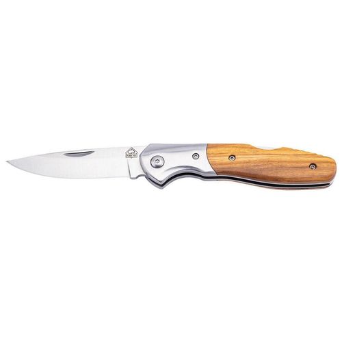 купить Нож походный Puma Solingen 7316011 TEC pocket olive wood with clip в Кишинёве 