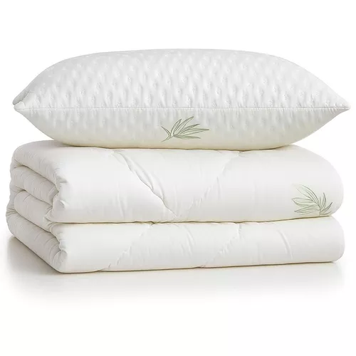 купить Домашний текстиль Relaxe Home 023473 Комплект Aloe Vera Welpy/RH, одеяло 145x210 см (350 г) + подушка 50x70 см в Кишинёве 