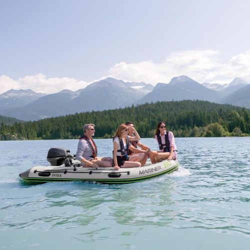 cumpără Barcă gonflabilă Intex 68396 Mariner 310, cu vâsle, pompă și geantă, 310x155x61cm, max.500kg în Chișinău 