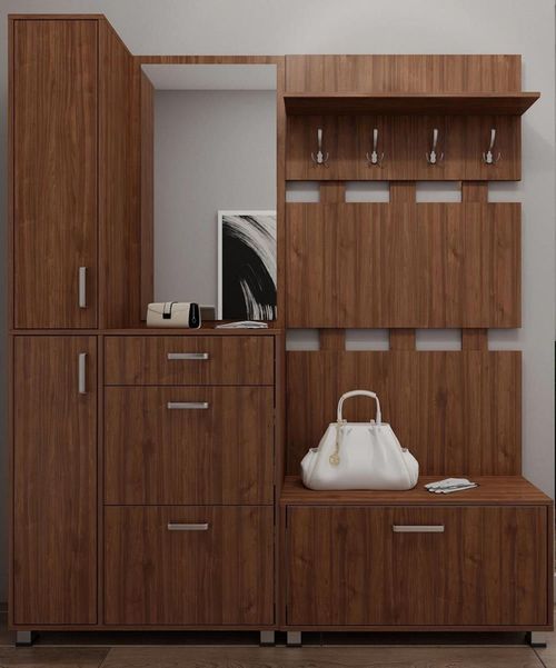 cumpără Mobilă pentru antreu Fabrik Home Mirella 1800 nuc-piatră în Chișinău 