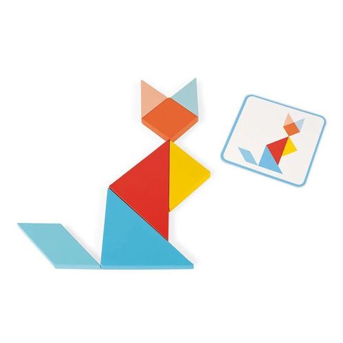 cumpără Joc de logică Janod J05070 Joc educativ Tangram în Chișinău 