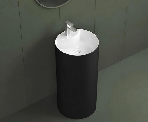 купить Раковина Dremex Gelcoat CONE 440x870 White + Black Mat в Кишинёве 