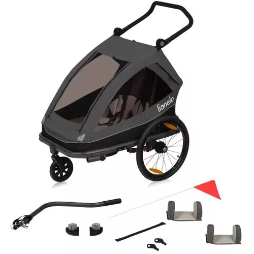 cumpără Vehicul pentru copii Lionelo Remorca Cama Grey Graphite în Chișinău 