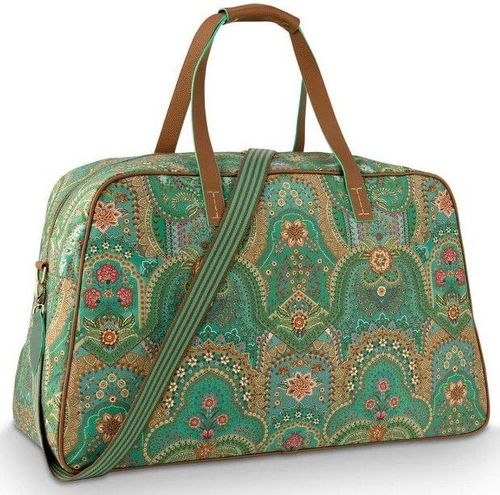 купить Сумка дорожная Pip Studio 51.275.024 Tovy Weekend Bag Large Jabali Green 65x25.5x35cm Green в Кишинёве 