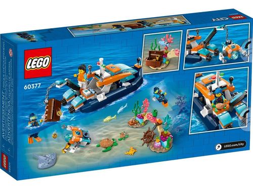 купить Конструктор Lego 60377 Explorer Diving Boat в Кишинёве 