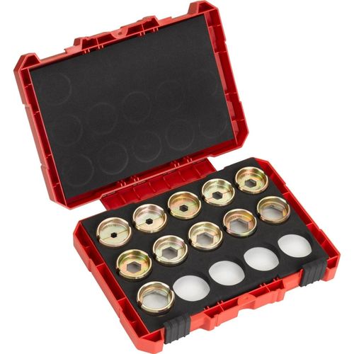 купить Набор головок, бит, насадок Milwaukee 4932471997 DIN22 cu kit bacuri de sertizare pentru M18 HCCT в Кишинёве 