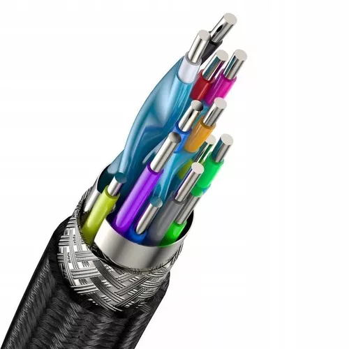 купить Кабель для AV Baseus CAKSX-C0G HDMI M to HDMI M 2m 4K Enjoyment Gray, gold-plated в Кишинёве 