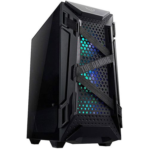 купить Case ATX Miditower ASUS TUF Gaming GT301 Black no PSU, 2x USB 3.1, Audio-out&Mic, Front: 3 x 120mm Addressable RGB DC Fans AURA Sync, Rear: 1 x 120mm DC Fan (carcasa/корпус) в Кишинёве 