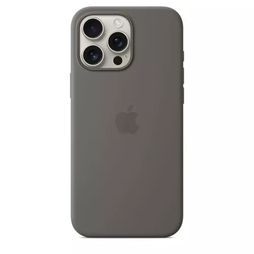 cumpără Husă pentru smartphone Apple iPhone 16 Pro Silicone Case with MagSafe Stone Gray MYYL3 în Chișinău 